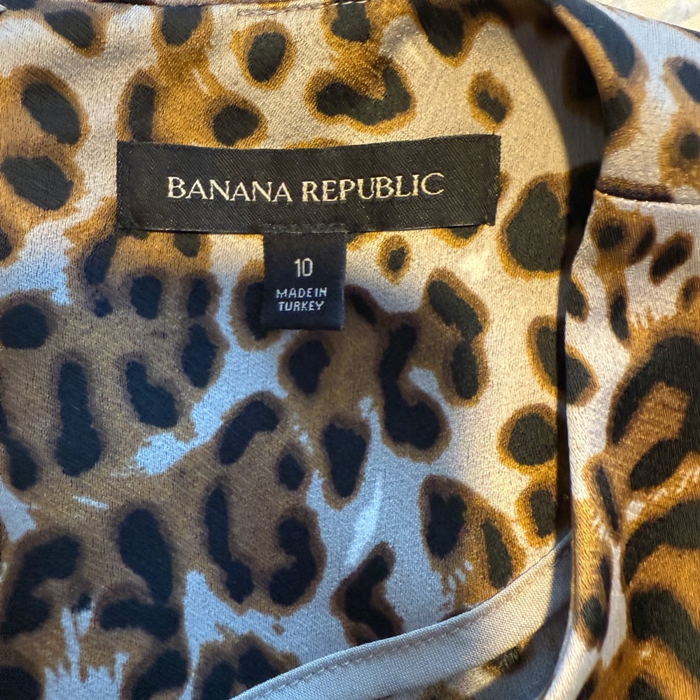 Banana Republic Aline Leopard Print Dress - Picture 8 of 9